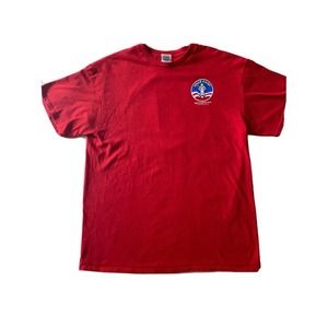 Space Camp Huntsville, AL.  Men's Red Shirt. Size: Large Astronaut NASA